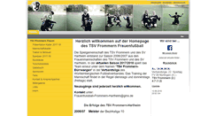 Desktop Screenshot of frauenfussball.tsv-frommern.de